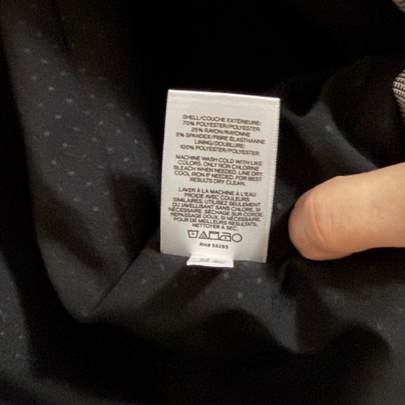 Express Black and White Houndstooth Blazer - Picture 4 of 4